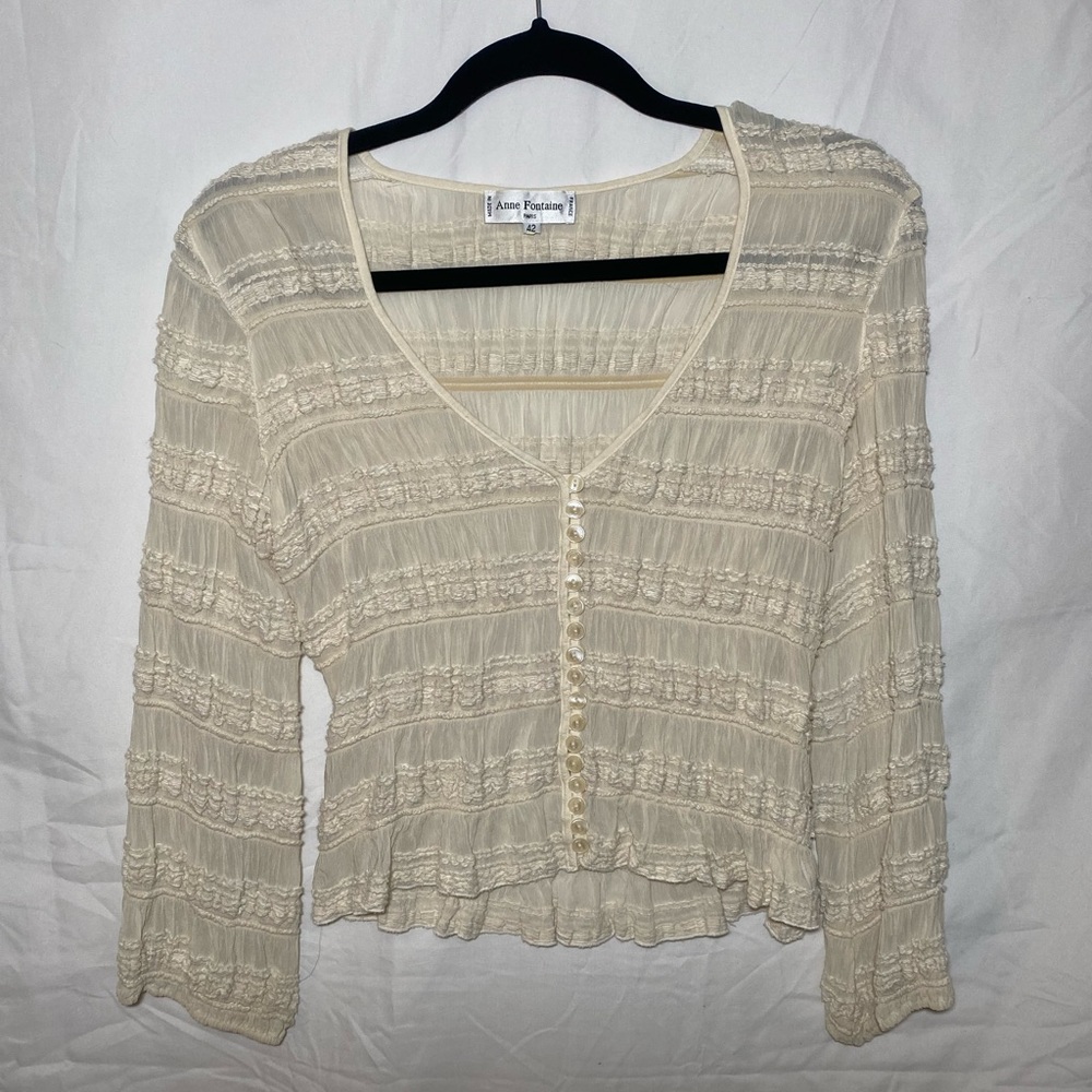 Anne Fontaine ruffle top